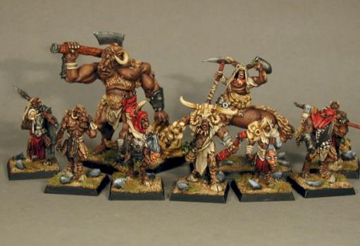 Mordheim Beastman Warband by witchhunter