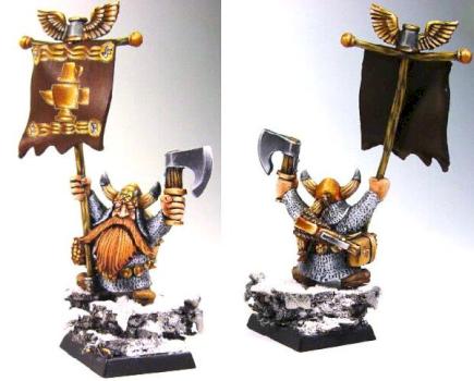 Dwarf with Banner by CUKIER