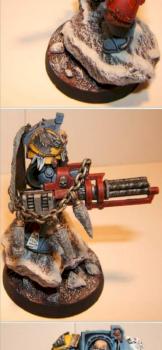 Space Wolf, Brother Halfdag Wolf Guard by Gothic