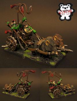 Orc Boar Chariot by Misiek