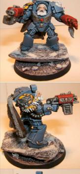 Space Wolf, Brother Finnigal, Wolf Guard by Gothic