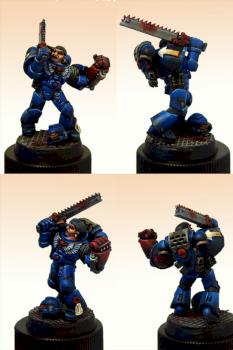 Crimson fist  marine (more views) by bortesnor