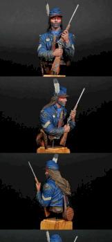 INDIAN HOME GUARD (Cherokee Warrior-Civil War) by salonikios