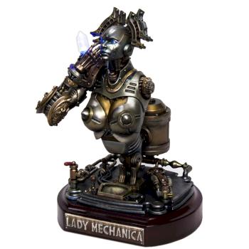 Lady Mechanica 1:8th scale bust with LED by KABUKI MODELS