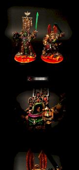 Warhammer 40.000 Belial Iron Master Of Deathwing 1st Company Dark Angels and Barachiel Sergeant Deat by Hexagone Club