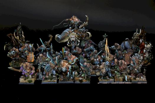 Ogre Kingdoms Army / Ogre Khans Army by warhamsterpainting