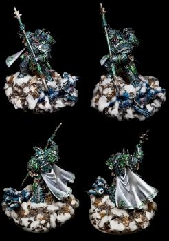 Alpharius Primarch of the Alpha Legion Warhammer by CroWarGamePainting