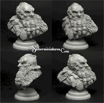 Dwarf bust by Scibor