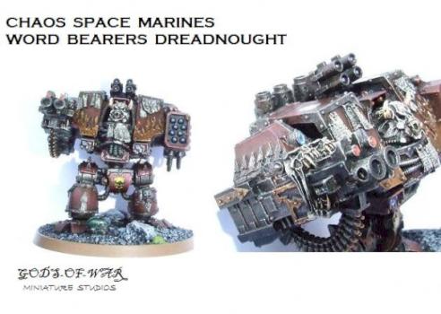 chaos space marine dreadnought by bamcky2k