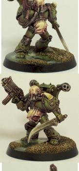 Plague Marine Trooper by bushido