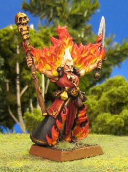 Empire Fire wizard, pyromancer by orcyboy