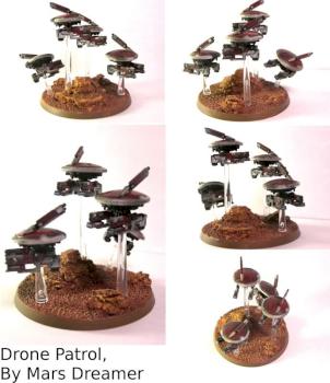 Tau Gun Drones by Mars Dreamer