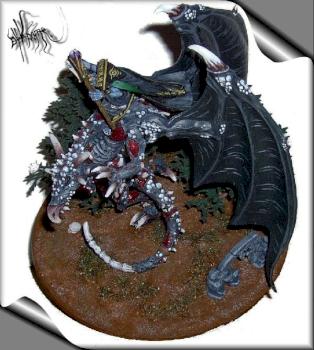 Zacharias the Everliving on Zombie Dragon by Khorne