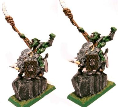 Orc warboss with spear by RussianDragon