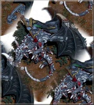 Zacharias the Everliving on Zombie Dragon by Khorne