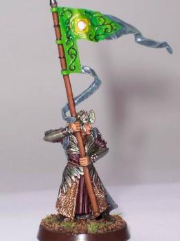 Elven Standard Bearer by brainiac