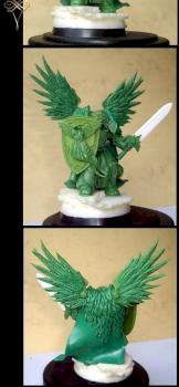 29mm Scale S-F Warrior w/ Wings Heavy Armour by GRYTZminis