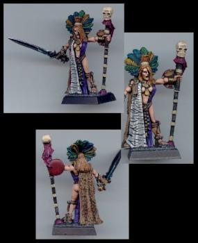 Mordheim Amazon Priestess by Munky n ur sock