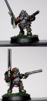 Dwarf with Boomsticks by Geezer