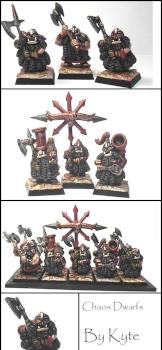 Skull Pass Chaos Dwarf Warriors with great weapons! by Kyte