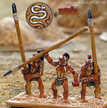 whitesnakes spearmen by baueda