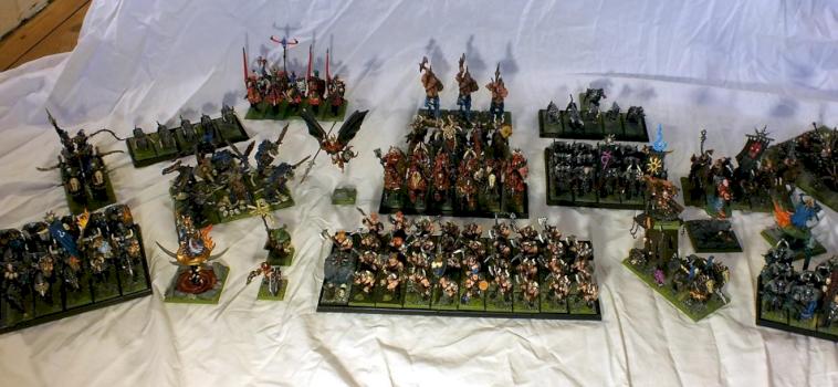 Warriors of Chaos Army by The Green Man