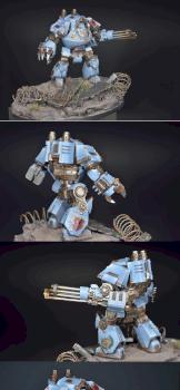 Dreadnought Contemptor Relic by Adeptus Painter