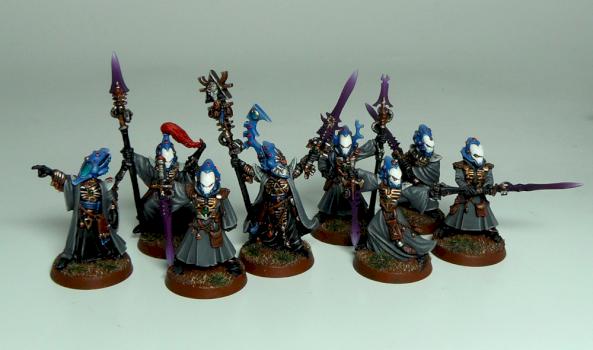 Eldar Seer Council by Wickedcarrot