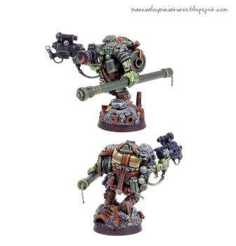 Ork Mekboy with Bangalork Torpedo by marcraley