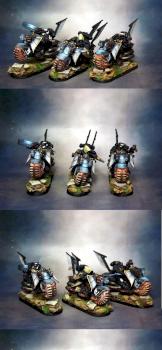 Dark Angels Ravenwing Bike Squad by Brovatar