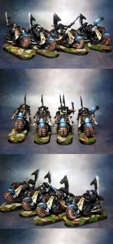 Dark Angels Ravenwing Bike Squad by Brovatar