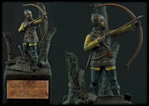 Battle Of Agincourt (English Archer) by zombiesrcoolpainting