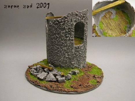 Ruined tower (update) by zaran zod