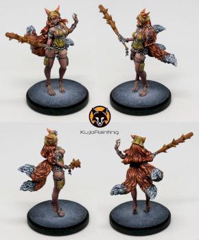 Kingdom Death - Ringtail Vixen by KujoPainting