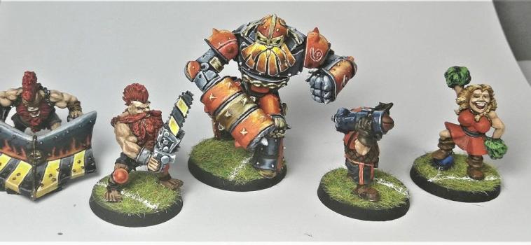 Special characters from Bloodbowl Dwarf Team (Iron Golems) by dhdiez