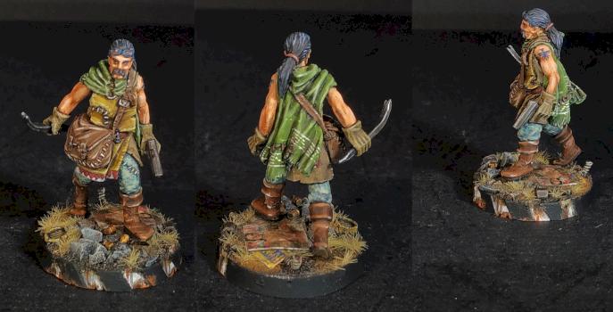 Looter from Gang of Wastelanders Afterglow Miniature Game. by Arekarkadiusz