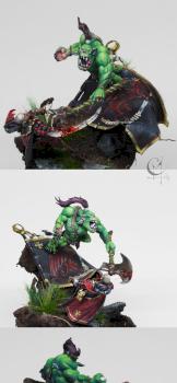 Savage ork Boss by Mauganra