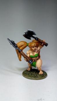 Female Dwarf Berserker / Slayer by chaos spawn