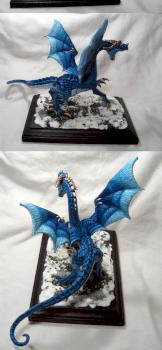 Teronus the Ultimate Dragon - as a frost dragon by misterjustin