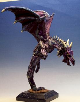 Guardian Dragon, purple scheme by StillLifeMiniatures