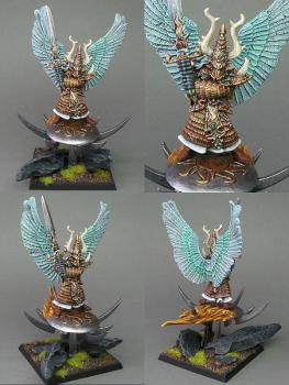 Tzeentch Lord on disc by GriffinPainting