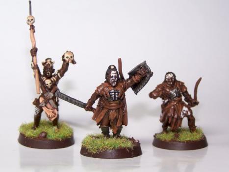 lord of the rings, uruk hai command group. by engel