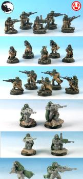 Cadian E company sniper team by Morthai