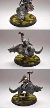 Thunderwolve rider with hammer by KombiFlamer