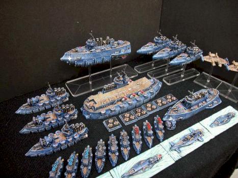 Dystopian Wars RoF French Fleet by AndyT