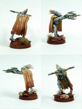 Albino Kroot Hunter/Traqueur Kroot Albinos by Pazuzu