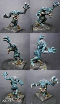 Troll on Swamp Base by StillLifeMiniatures