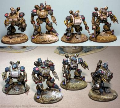 Heavy Gear Southern Paratroop Cadre by Agis