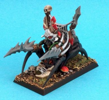 Goblin Spider Rider Command unit leader by the Infadel