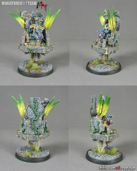 Age of Sigmar Seraphon Skink Starseer by goblin1980